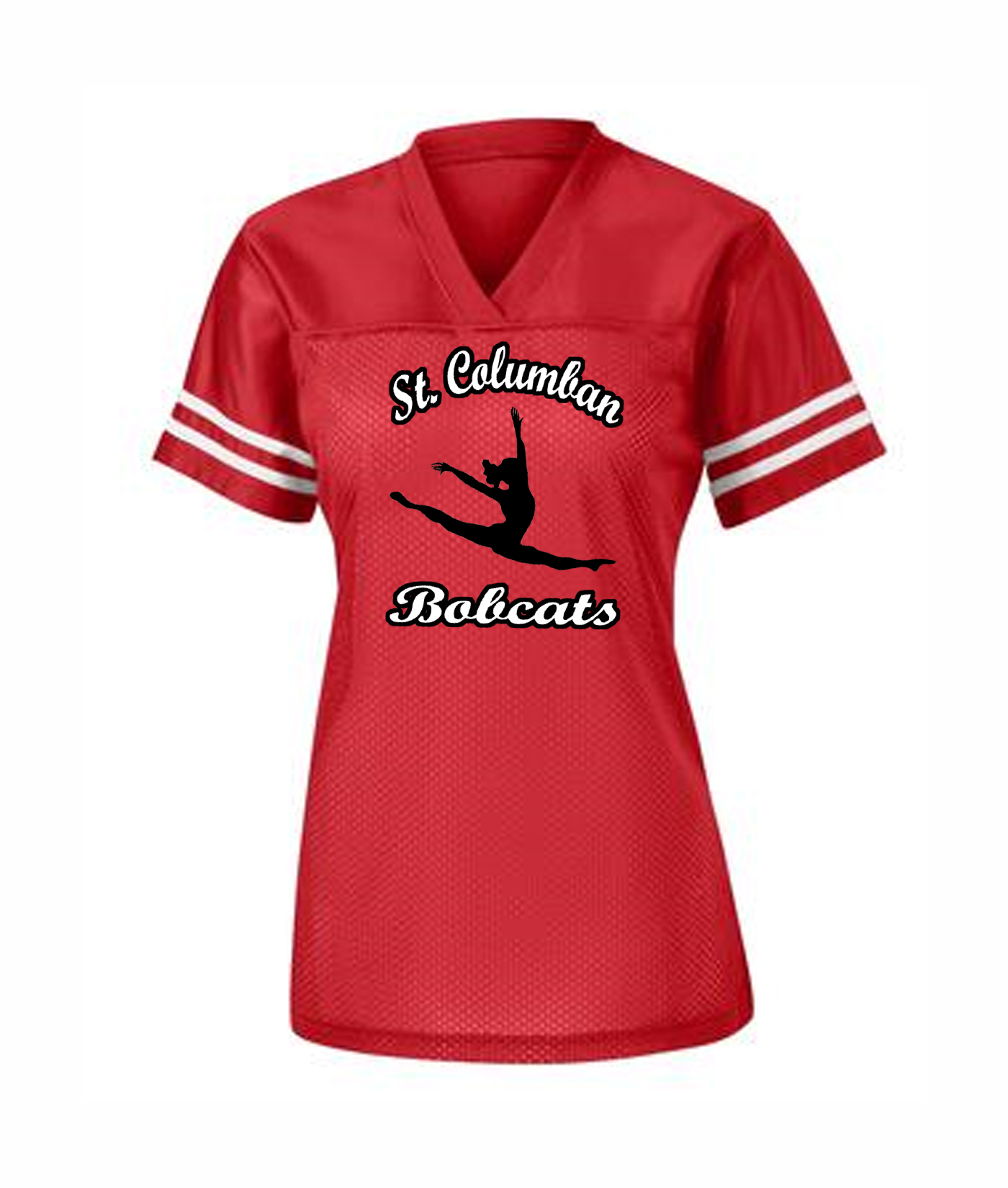 St. Columban Dance Ladies Jersey Red
