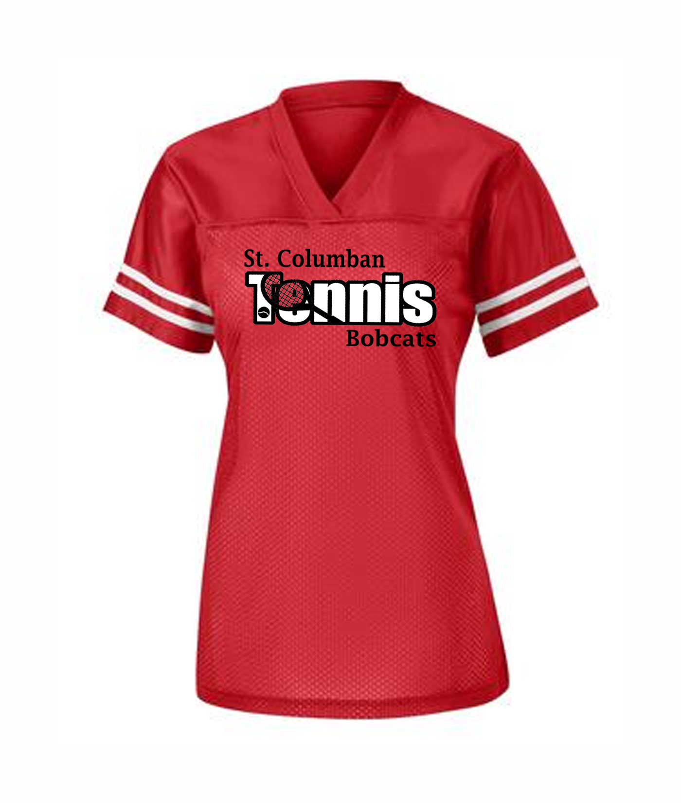 St. Columban Tennis Ladies Jersey Red