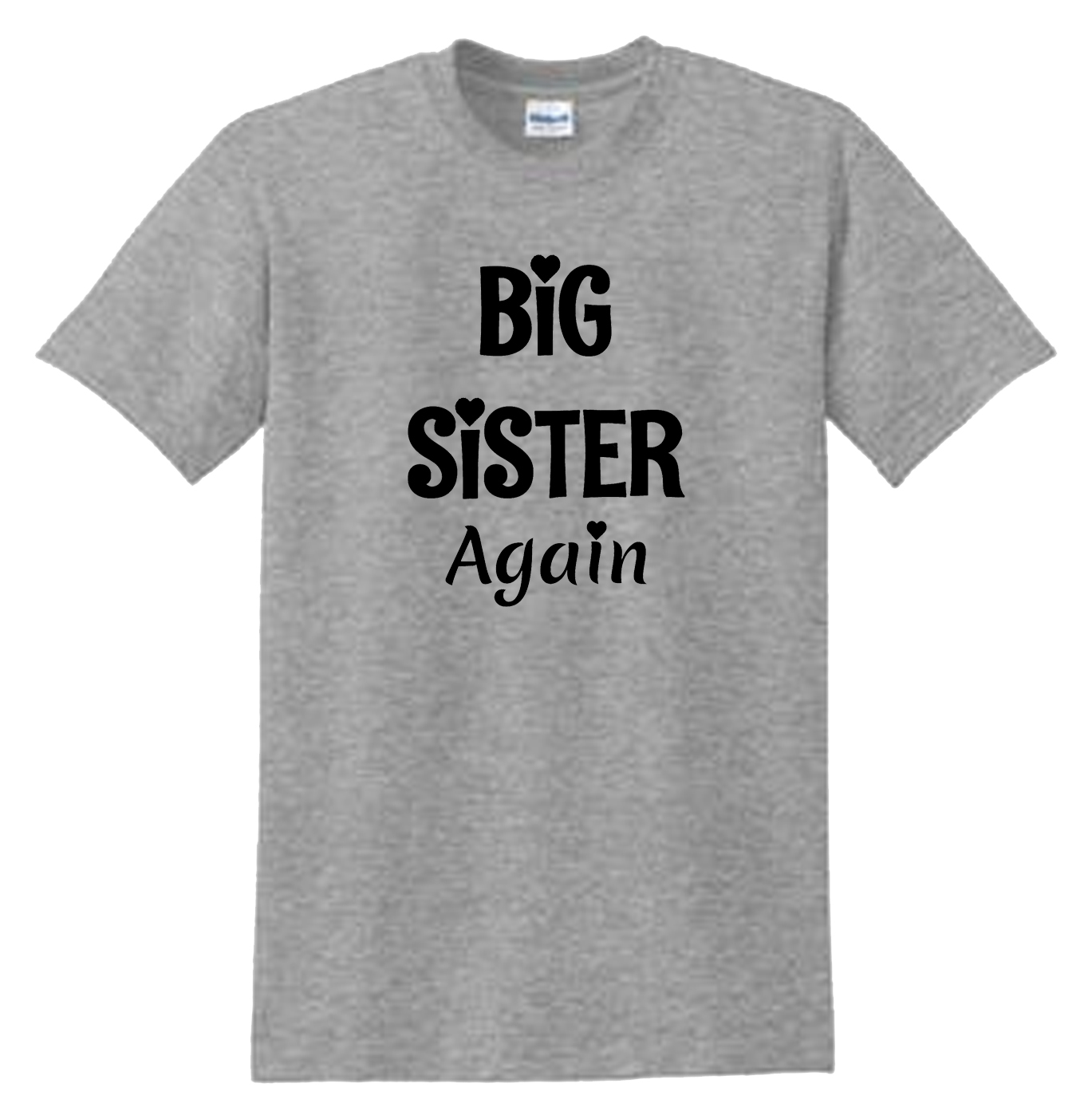 Big Sister Again Sport Grey T-Shirt