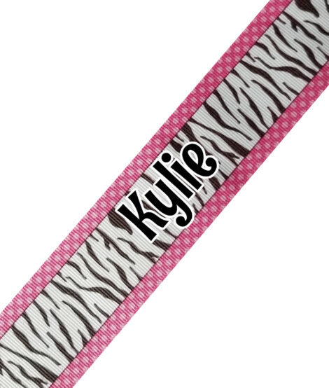 Pink Stripe with Zebra Print